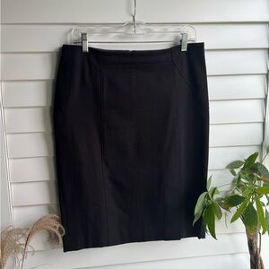 Banana Republic Classic Black Pencil Skirt
